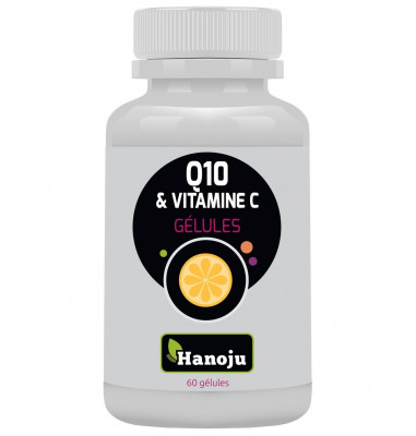 Complexe Q10 & VITAMINE C - 60 gélules dosées à 630 mg